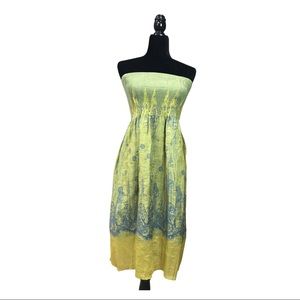 Lapis Strapless tube dress cover up, one size